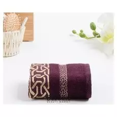 Полотенце махровое Donatello, 30х50 см, цвет слива