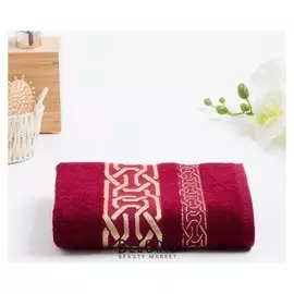 Полотенце махровое Donatello, 50х90 см, цвет бордо