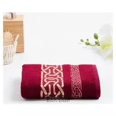 Полотенце махровое Donatello 70х130 см, бордо, бамбук 100%, 450г/м2