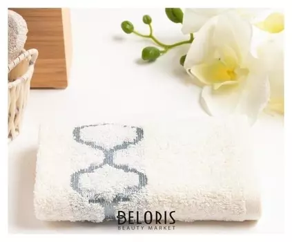 Полотенце махровое дрезден кремовый 70*130 см, хлопок 100% 400гр/м2