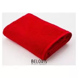 Полотенце махровое «Экономь и Я», размер 70х130 см, цвет бордо