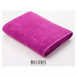 Полотенце махровое «Экономь и Я», размер 70х130 см, цвет фуксия