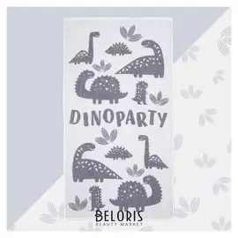 Полотенце махровое "Этель" Dinoparty, 70х130 см, 100% хлопок, 420гр/м2