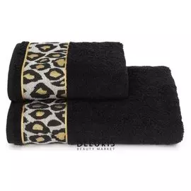 Полотенце махровое Leopardo пц-2601-4478-1 цв.19-4015 50х90 см, черный, хл100%, 460г/м2