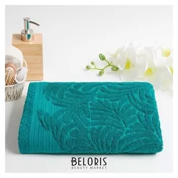 Полотенце махровое Mano 70х130 см, цвет морская волна