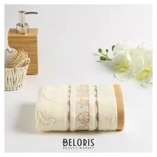 Полотенце махровое Maritime 030 70х140 см, бежевый, хлопок 100%, 500г/м2