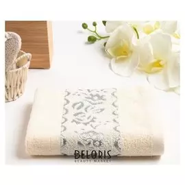 Полотенце махровое нежность 020 70*130 см, кремовый, хлопок 100% 340гр/м2