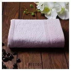 Полотенце махровое Papatya Color, размер 50х90 см, цвет сирень, хлопок 100%