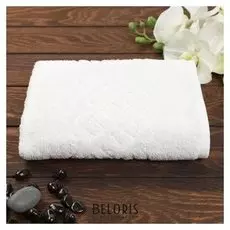 Полотенце махровое «Plait», цвет белый, 30х70 см