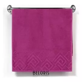 Полотенце махровое «Poseidon», 50х90, цвет сиреневый