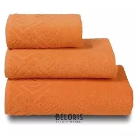 Полотенце махровое «Poseidon» цвет оранжевый, 50х90