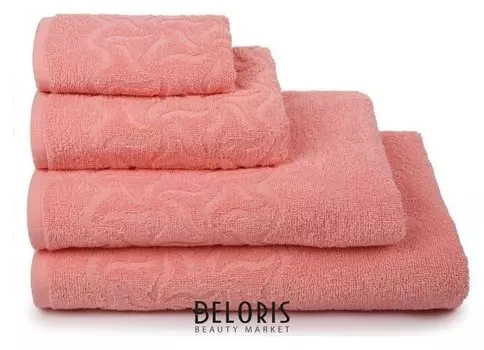 Полотенце махровое радуга, цвет 50х90 см, цвет персик