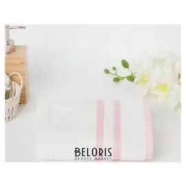 Полотенце махровое Stripie 50х90 см, шампань, хлопок 100%, 500 гр/м