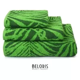 Полотенце махровое Tropical Color, 70х130 см, цвет зелёный
