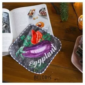 Полотенце «Овощи», 20 × 20 см, микрофибра, 400 г/м²