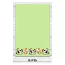 Полотенце «Парочка» 39х60 см, цвет зелёный