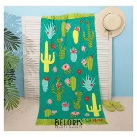 Полотенце пляжное этель "Лето" 70*150 см, 100% п/э микрофибра 250гр/м2