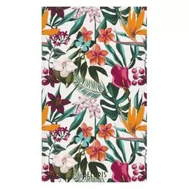 Полотенце рогожка цветы 35х60 см, хлопок 100%, 155г/м2