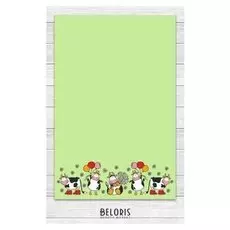 Полотенце «Шарики» 39х60 см, цвет зелёный