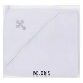 Полотенце-уголок для крещения «Эдельвейс», размер 80х90 см