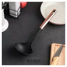 Половник «Блеск», 33 см, цвет бронзовый