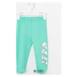 Ползунки детские, цвет ментол, рост 62 см