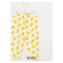 Ползунки детские, цвет молочный/цыплята, рост 68 см