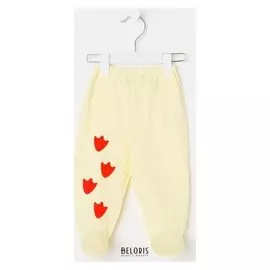 Ползунки детские, цвет жёлтый, рост 62 см (40)