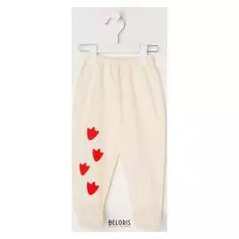 Ползунки для девочки, цвет бежевый, рост 68 см (44)