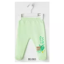 Ползунки «Ёжики», цвет салатовый, рост 80 см