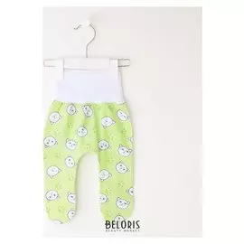 Ползунки короткие а.1011-44, цвет зеленый рост 68 см