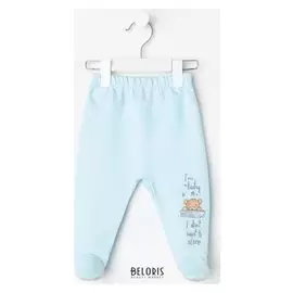 Ползунки «Маленький дрёма», цвет голубой, рост 74 см