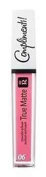 Жидкая матовая помада для губ "True Matte Complimenti"
