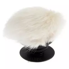 Попсокет Popsockets Ps10, меховой, держатель для телефона на палец, бежевый