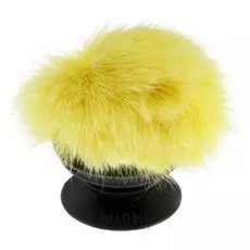Попсокет Popsockets Ps10, меховой, держатель для телефона на палец, жёлтый