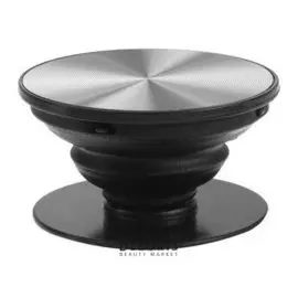 Попсокет Popsockets Ps8, держатель для телефона на палец, серебристый