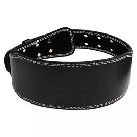 Пояс для тяжелой атлетики 130 см, искусственная кожа, цвет черный