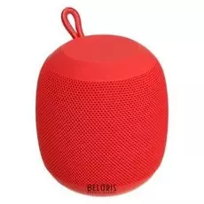 Портативная колонка Luazon, Aux, Usb, FM, Microsd, 5 Вт, 500 мач, красная