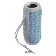 Портативная колонка Luazon Lab-51, 6 Вт, 600 мач, серо/бирюзовая