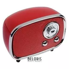 Портативная колонка Luazon Lab-60, ретро, 5 Вт, 350 мач, красная