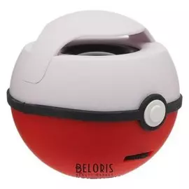 Портативная колонка Pokeboll Mini, 3 Вт, Bluetooth/microsd/fm, 600 мач, красная