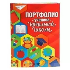 Портфолио ученика начальной школы папка на кольцах Соты