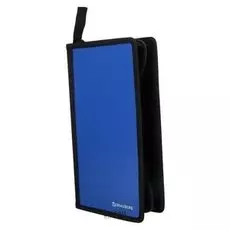 Портмоне для Cd/dvd Brauberg, на 96 дисков, обложка пластиковая, синий