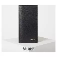 Портмоне мужское, 2 отдела, цвет чёрный