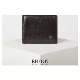 Портмоне мужское, 2 отдела, цвет коричневый