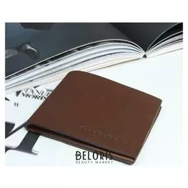 Портмоне мужское, 2 отдела, для карт, цвет коричневый
