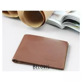 Портмоне мужское, 2 отдела, для кредиток, цвет коричневый