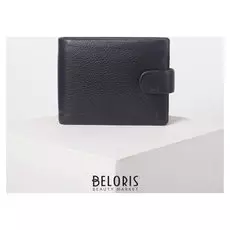 Портмоне мужское, 3 отдела, для купюр, для монет, наружный карман, цвет чёрный