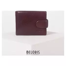 Портмоне мужское, 3 отдела, для купюр, для монет, цвет коричневый