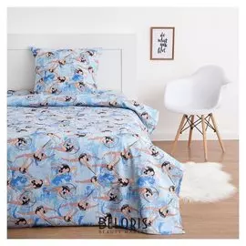 Постельное бельё 1,5 сп экономь и Я «Гимнастки» 145х210, 150х210, 50х70 см-1 шт